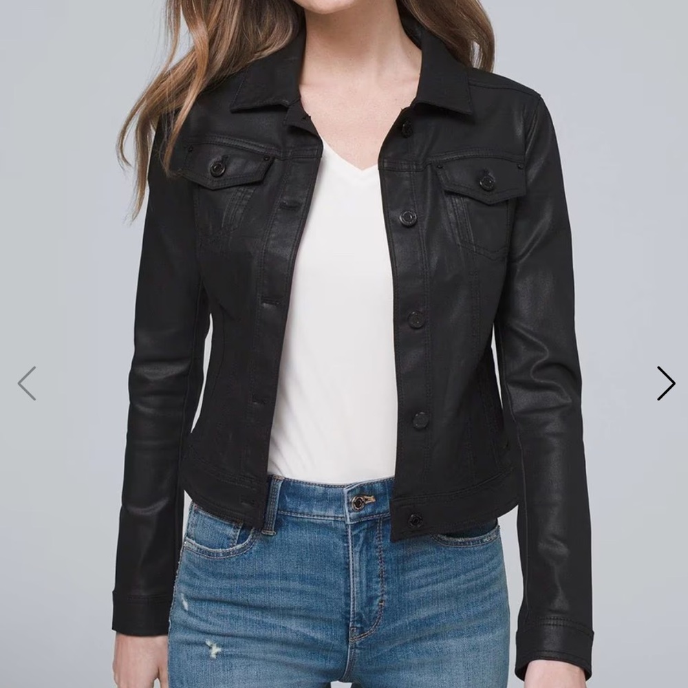 Faux Leather Jacket 🖤